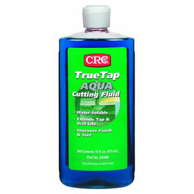 CRC TrueTap Aqua Water Soluble Cutting Fluid, 16 fl oz Bottle, Blue