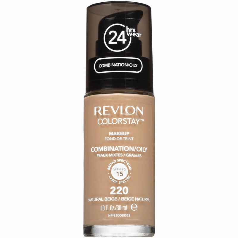 Revlon ColorStay Liquid Makeup for Combination/Oily Skin, Natural Beige, 1 Fluid Ounce