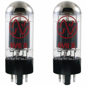 JJ Electronics T-6V6-S-JJ-MP Vacuum Tube Spiral Filament Matched Pair