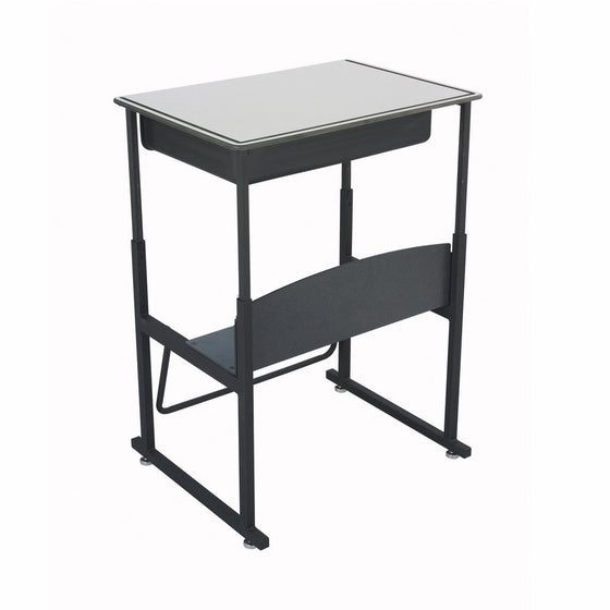 Safco AlphaBetter Desk, 28 by 20 Premium Top with Book Box