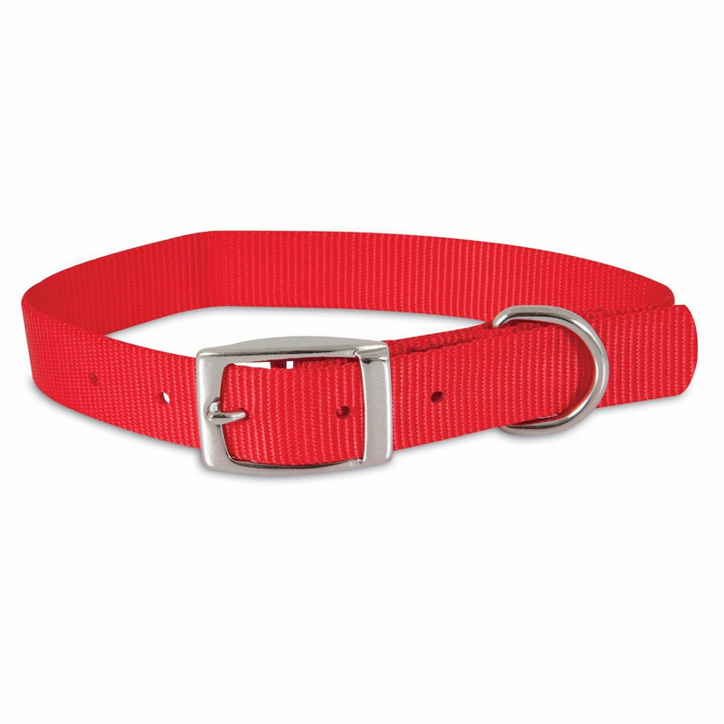 Aspen Pet Products NYL Collar, Red, 20" x 1"