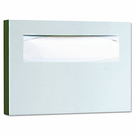 Bobrick 221 Stainless Steel Toilet Seat Cover Dispenser, 15 3/4 x 2 x 11, Satin Finish
