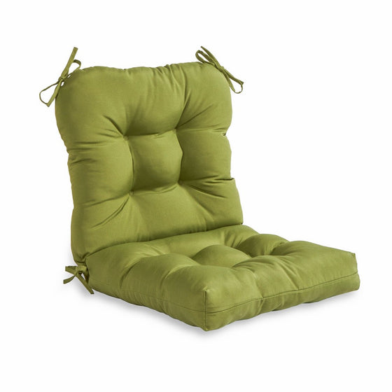 Greendale Home Fashions Outdoor Seat/Back Chair Cushion, Summerside Green