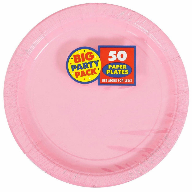 New Pink Big Party Pack - Dinner Plates (50 count) [Toy]