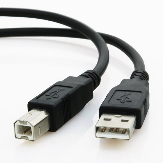 USB 2.0 A to B 18 inch or 1.5 feet cable