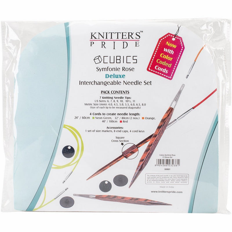 Knitter's Pride Cubics Deluxe Interchangeable Needles Set