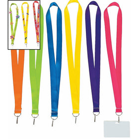 Fun Express Bright Lanyards (1 Dozen)