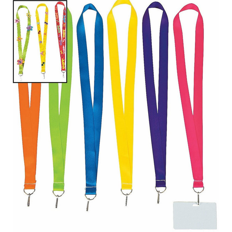 Fun Express Bright Lanyards (1 Dozen)