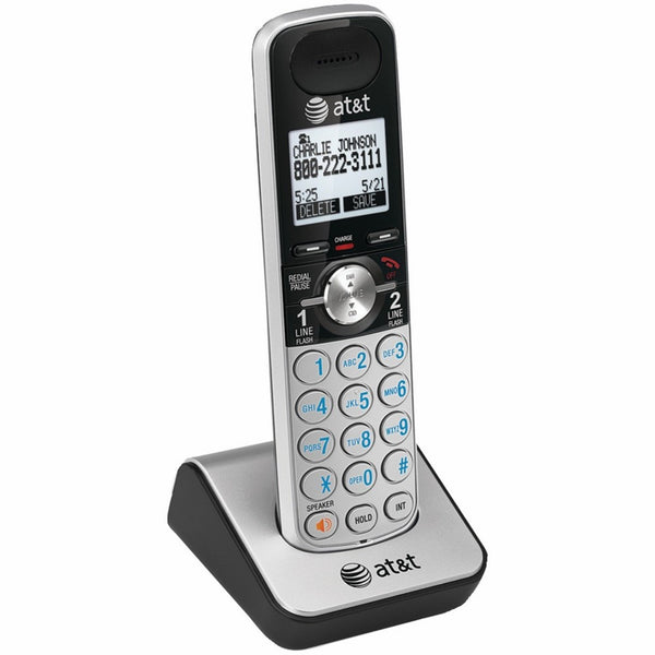 AT&T TL88002 DECT 6.0 Accessory Handset for TL88102, Silver/Black