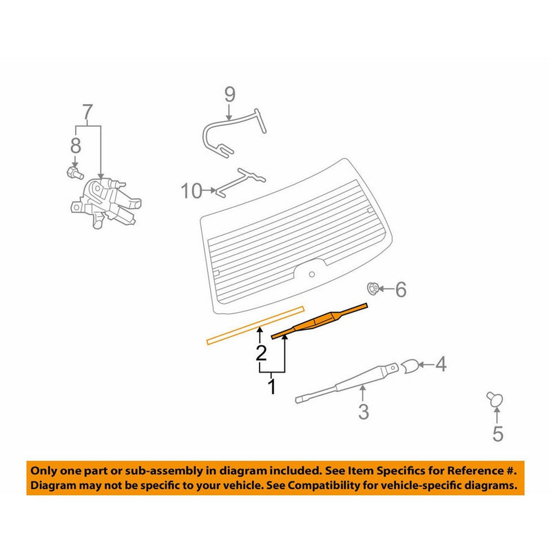 General Motors 96624648, Windshield Wiper Blade