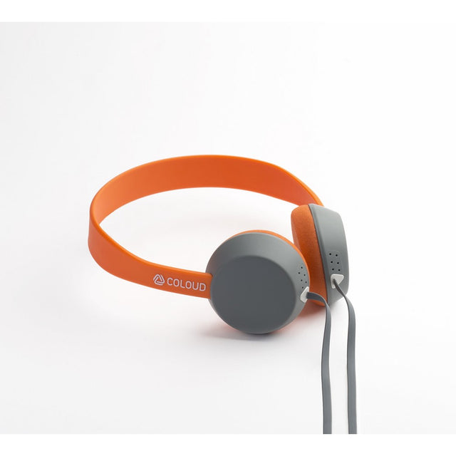 Coloud Knock On-Ear Headphones, Grey/Orange (4090643)