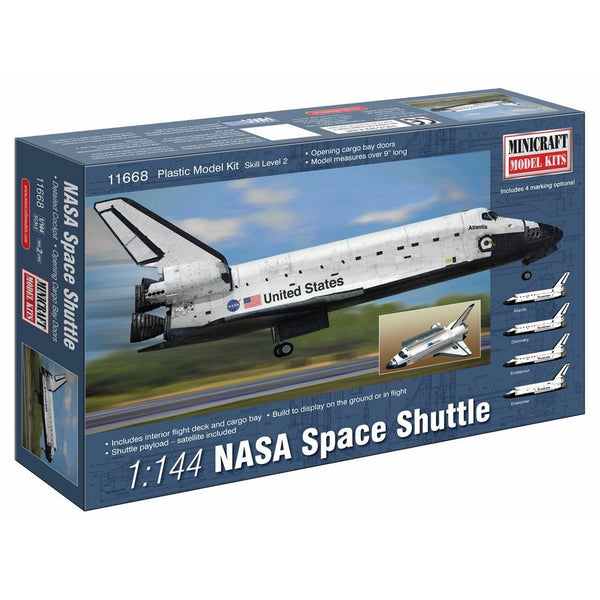 Minicraft NASA Shuttle Building Kit, 1/144 Scale