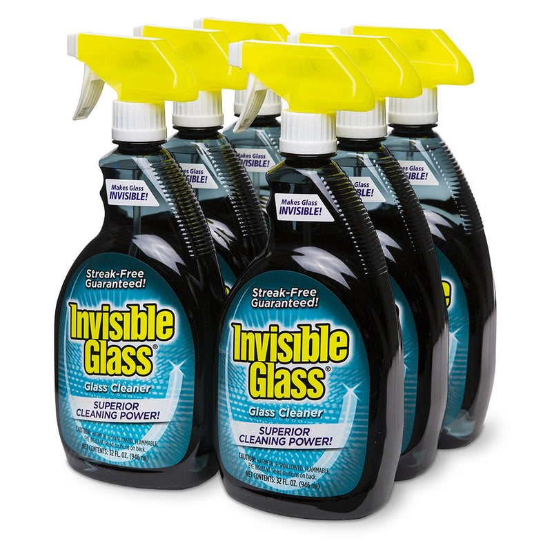Invisible Glass Premium Glass Cleaner - 32 oz 6 Bottle Pack, 92196-6PK