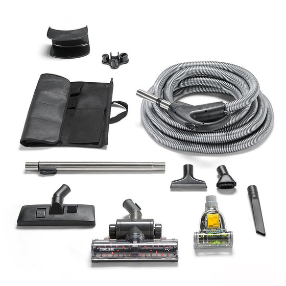 GV Universal Central Vacuum Kit with Turbo Nozzles