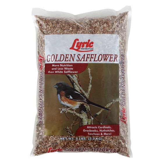 Lyric Golden Safflower Seed - 5 lb. bag