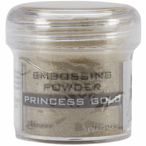 Ranger Embossing Powder, 1-Ounce Jar, Princess Gold