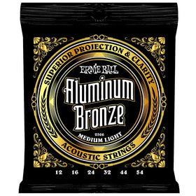 Ernie Ball Aluminum Bronze Medium Light Acoustic Set.012 - .054