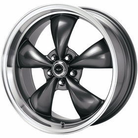 American Racing Custom Wheels AR105 Torq Thrust M Anthracite Wheel With Machined Lip (16x7/5x100mm, 35mm offset)
