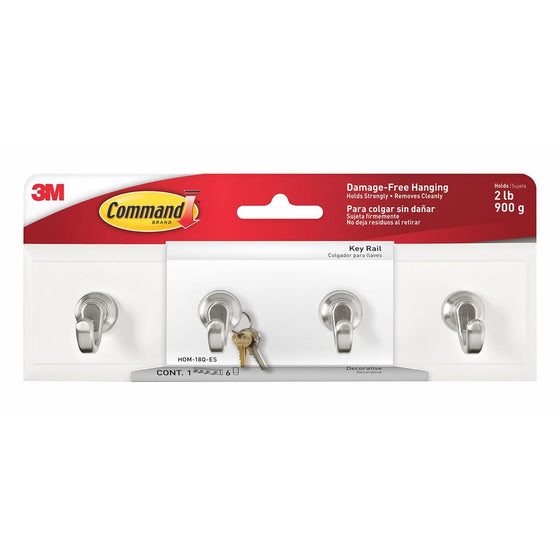 Command Key Rail, Quartz, 1-Rail, 6-Strips (HOM-18Q-ES)