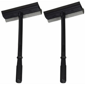 Black Duck Brand Set of 2 Window and Windshield Cleaning Sponge and Rubber Squeegee!