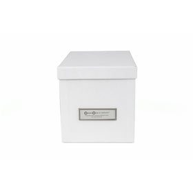 Bigso Kristina DVD/CD Storage Box, White