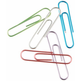 OIC OIC97211 Officemate Translucent Vinyl Paper Clips ()