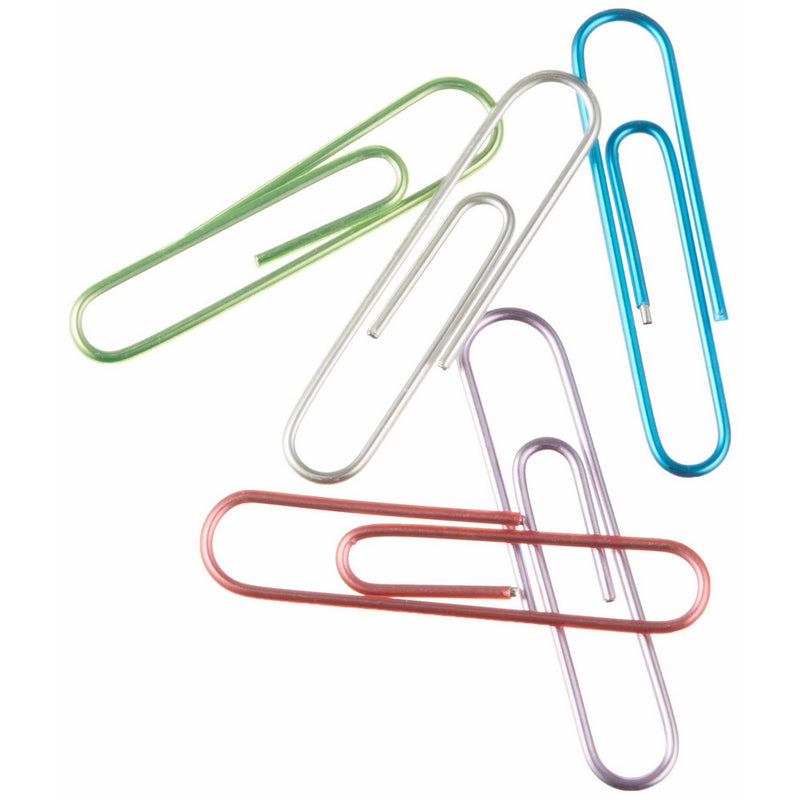 OIC OIC97211 Officemate Translucent Vinyl Paper Clips ()