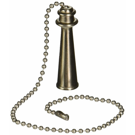 Westinghouse 77215 Pull Chain with Trophy Brushed Nickel