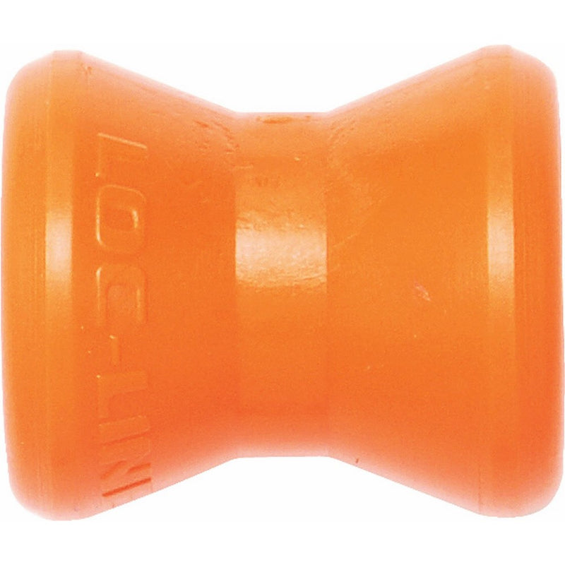 Loc-Line Coolant Hose Component, Acetal Copolymer, Double Socket, 1/4" Diameter, 1/4" Hose ID (Pack of 4)