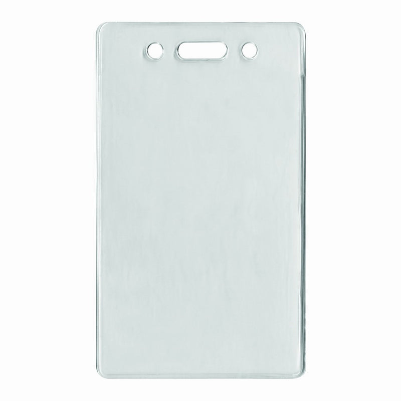 ADVANTUS Proximity Badge Holder, Vertical, 2-3/8 x 4-3/8" Insert Size, Clear, 50 per Pack (75451)