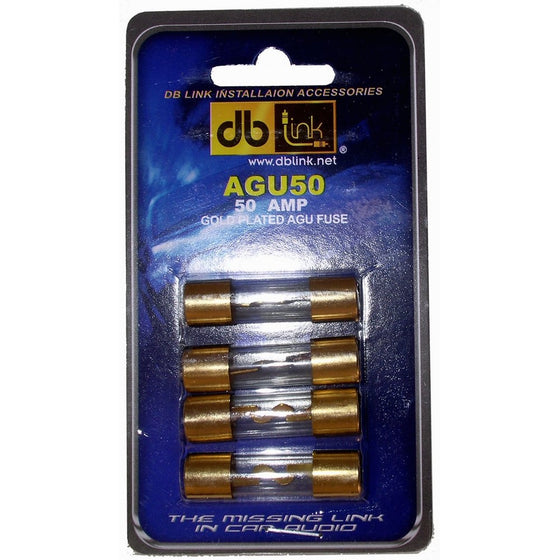 DB Link AGU50 50 Amp Gold AGU Fuses