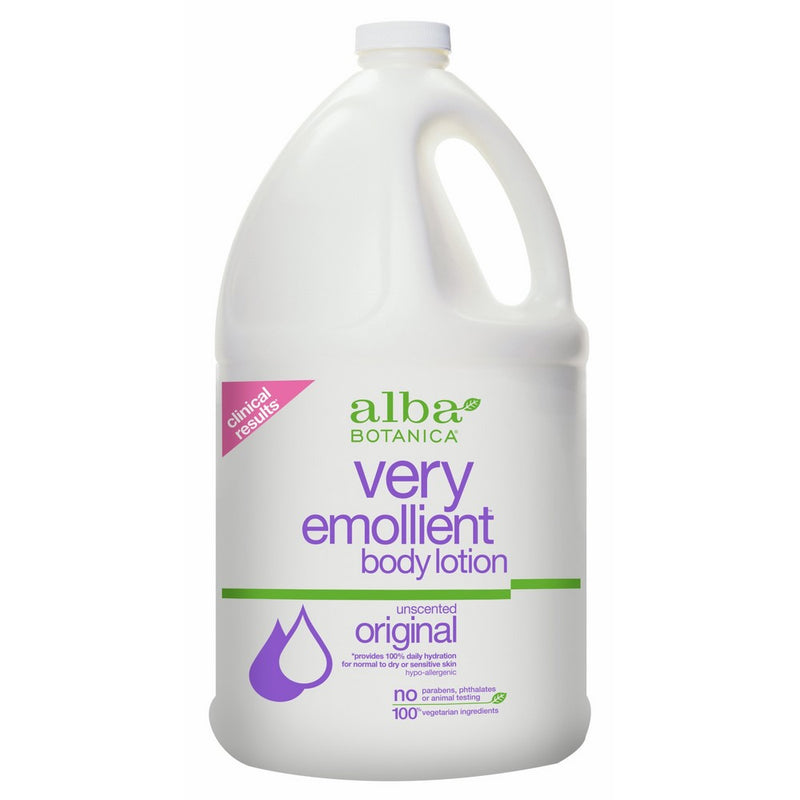 Alba Very Emollient Body Lotion, Original, 128 Ounce