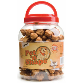 Pet 'n Shape Chik 'n Rice Dumbbells Natural Dog Treats, 32-Ounce
