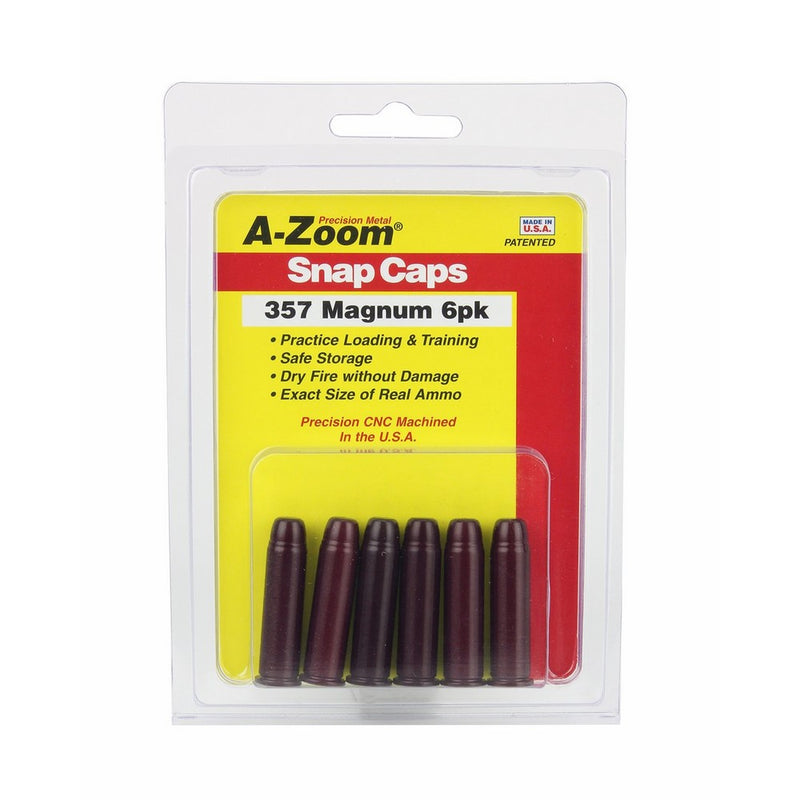 A-ZOOM 357 Magnum Precision Snap Caps (6 Pack)