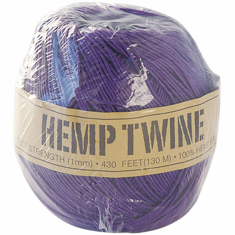 Toner Hemp Cord 20# 400'-Pack-Purple