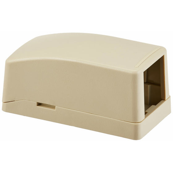 Panduit CBX1EI-A 1-Port Surface Mounting Box for LD3/LDP3/LDS3 Fitting, Electric Ivory