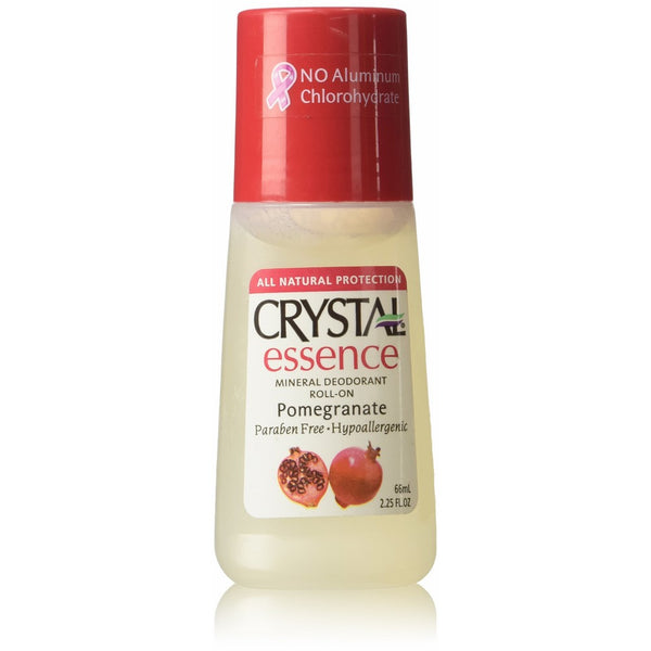 Crystal Body Deodorant Roll-On Pomegranate, 2.25 oz