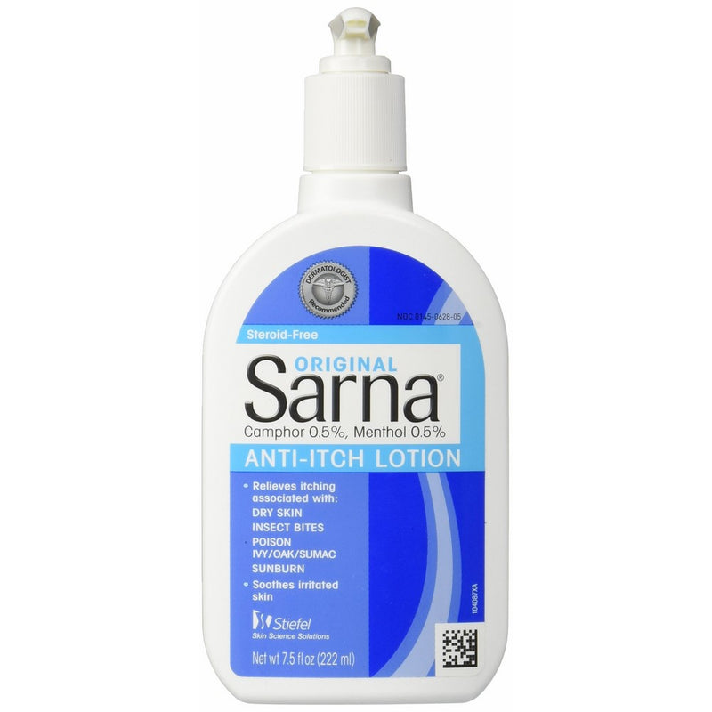 Sarna Original Anti-Itch Lotion for Dry Skin, Insect Bites, Sunburn, Poison Ivy/Oak/Sumac, 7.5 Ounce