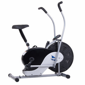 Body Rider Exercise Upright Fan Bike (with UPDATED Softer Seat) Stationary Fitness / Adjustable Seat