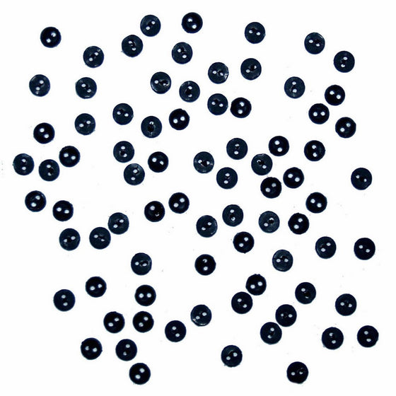 Dress It Up 3244 Micro Rounds Embellishment for Crafts, Mini, Black