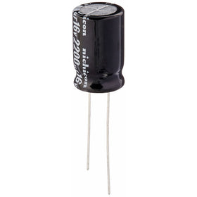 2200uf 16v Capacitor 105c High Temp, Radial Leads