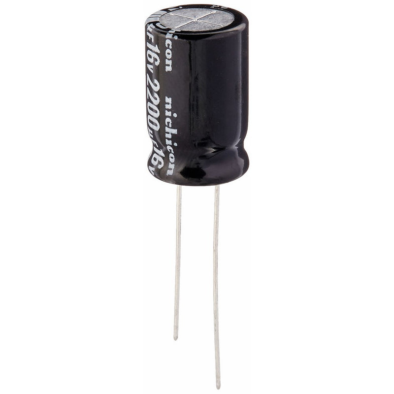 2200uf 16v Capacitor 105c High Temp, Radial Leads