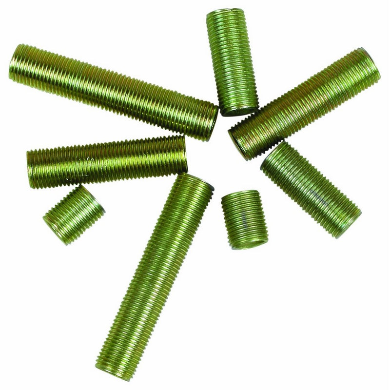 Nipple 1/8ip Assorted Yel Zinc