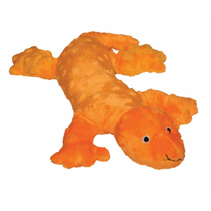 Patchwork Pet Pond Hoppers Lizard 14-Inch Squeak Toy for Dogs