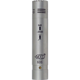 MXL 606 Small Diaphragm Condenser Instrument Microphone with Carrying Case