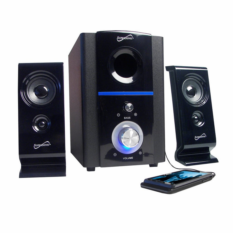 Supersonic SC1120 2.1-Channel USB Multi-Media Speakers