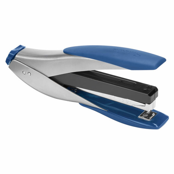 Swingline SmartTouch Stapler, Reduced Effort, 25 Sheets, Full Strip, Silver/Blue (S7066525)