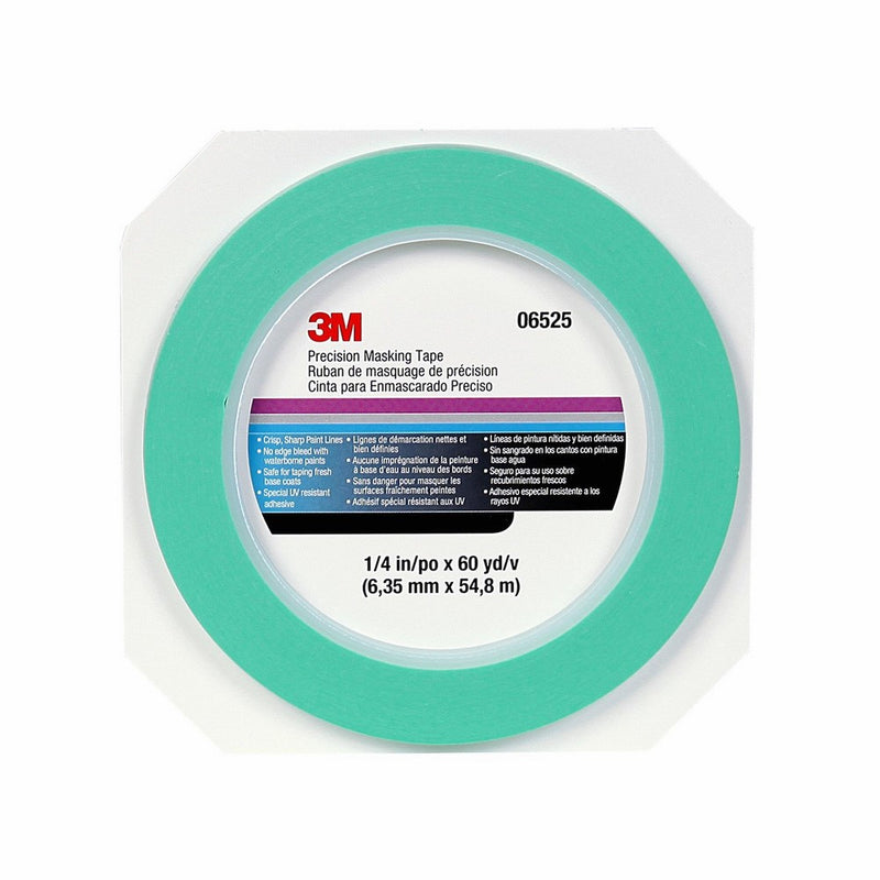 3M 06525 1/4" x 60 Yard Precision Masking Tape