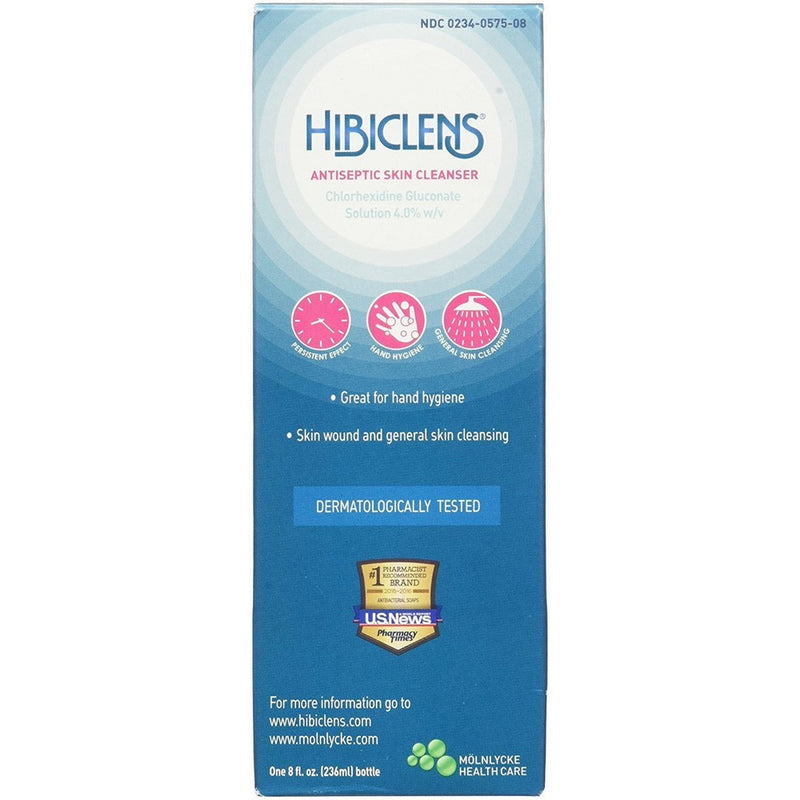 Hibiclens Antimicrobial/Antiseptic Skin Cleanser, 8 Fluid Ounce Bottle, for Antimicrobial Skin Cleansing