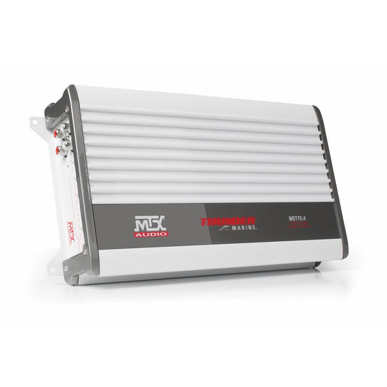 MTX Audio WET75.4 400W RMS 4-Channel Class A/B Marine Amplifier